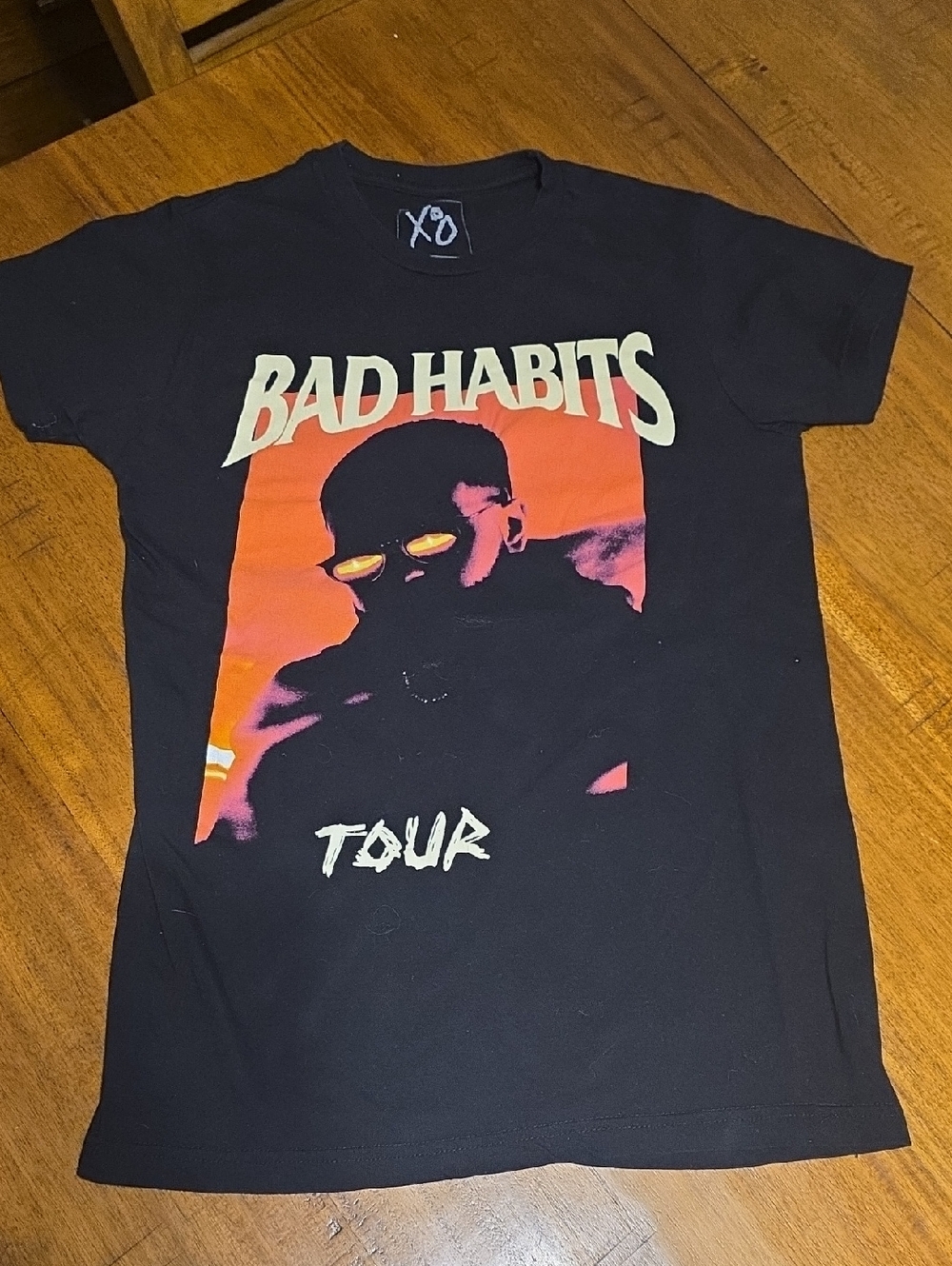 NAV XO Bad Habits Tour shirt Sz S